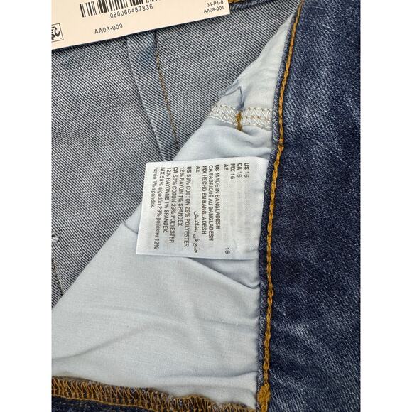 Style & Co. Women’s High-Rise Cropped Wide-Leg Denim Jeans Size 16 Medium Wash - Picture 8 of 10